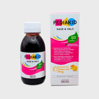 PEDIAKID Nase & Hals – Sirup zur Linderung von Halsbeschwerden bei Kindern, mit natürlichen Pflanzenextrakten