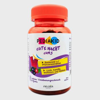 PEDIAKID Gute Nacht Gums – natürliche Einschlafhilfe für Kinder bei Unruhe und Schlafproblemen