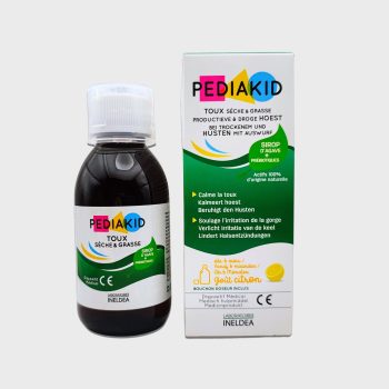 PEDIAKID Trockener oder Produktiver Husten – Sirup zur Linderung von Husten bei Kindern, mit natürlichen Pflanzenextrakten